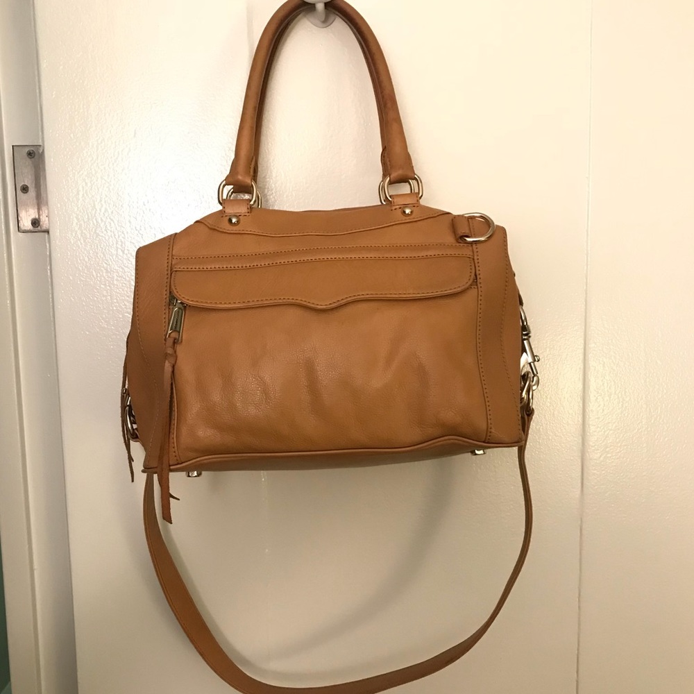 Morning After Mab Tote Tan  Leather Satchel